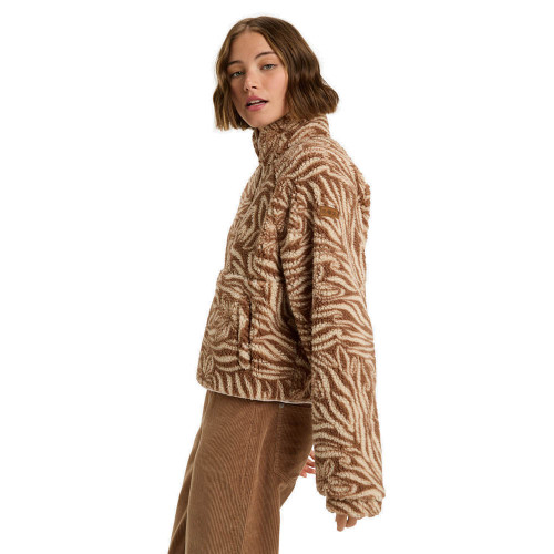 Roxy Γυναικεία ζακέτα Blurry Cloud Print - Full Zip Relaxed Fleece